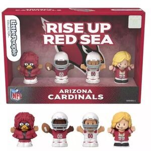 NIB 🏈 FISHER- PRICE LITTLE PEOPLE NFL COLLECTOR SET- ARIZONA CARDINALS